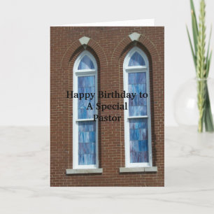 Feliz Cumpleaños PASTOR - Tarjeta SG