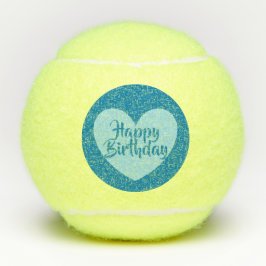 Feliz cumpleaños, pelotas de tenis por dalDesignNZ