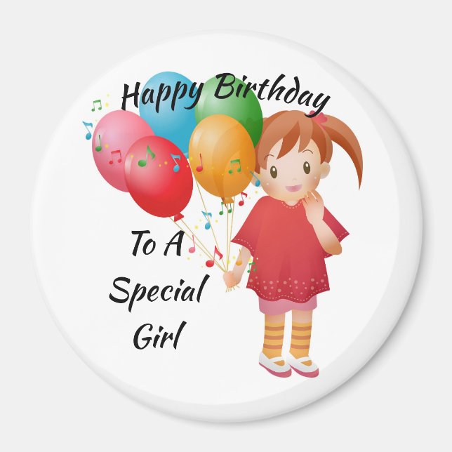 Feliz cumpleaños, pequeño imán (Frente)
