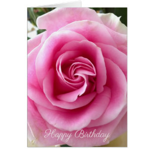 Feliz cumpleaños Personalizable Rosa