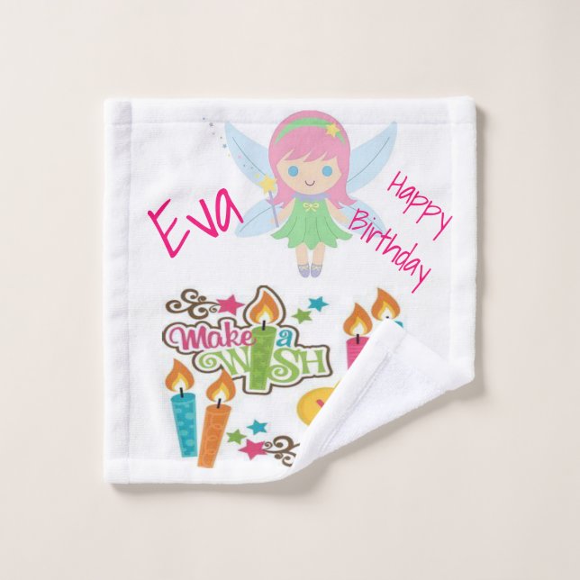 Feliz cumpleaños Pony Giraffe Juegos de toallas de (Toallita)