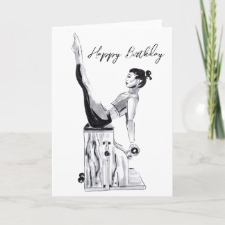 Feliz cumpleaños, presidente de la tarjeta Pilates
