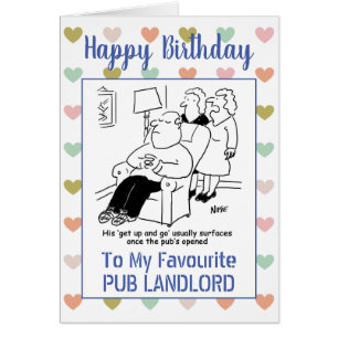 Feliz cumpleaños, propietario del pub