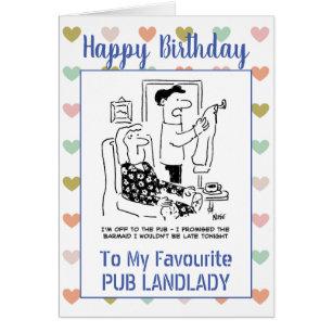 Feliz Cumpleaños Pub Landlady