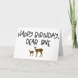 Feliz cumpleaños, querida tarjeta
