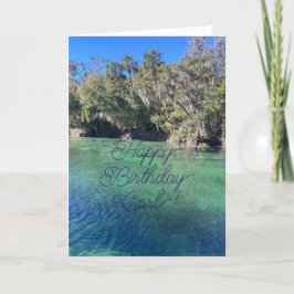 Feliz cumpleaños, querido sobrino, tarjeta