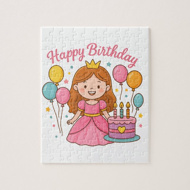 Feliz cumpleaños - Rompecabezas divertidos (Vertical)