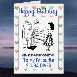 Feliz cumpleaños Scuba Diver