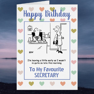 Feliz cumpleaños, secretario
