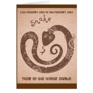 Feliz cumpleaños "serpiente de agua "