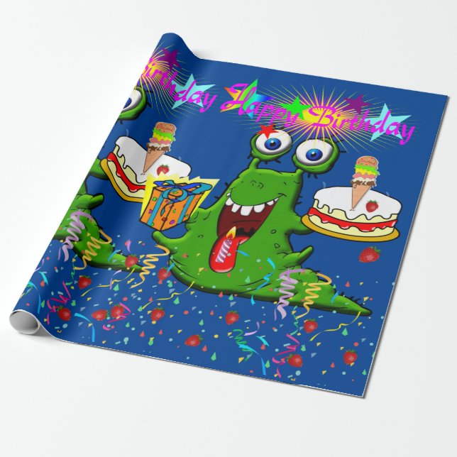 Feliz cumpleaños, simulador de papel (Desenrollado)