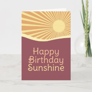 Feliz cumpleaños Sunshine Hills V2 Tarjeta de salu