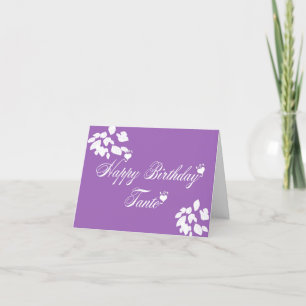 Feliz cumpleaños Tante tarjeta de agradecimiento d