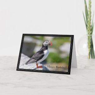 Feliz Cumpleaños Tarjeta Atlántica Puffin