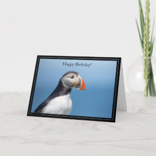 Feliz Cumpleaños Tarjeta Atlántica Puffin