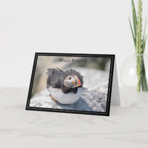 Feliz Cumpleaños Tarjeta Atlántica Puffin