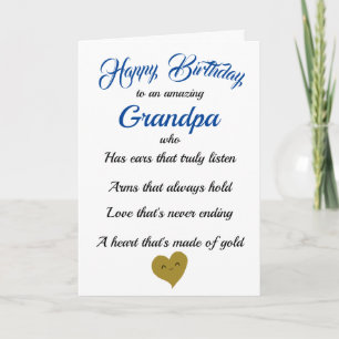 Feliz cumpleaños tarjeta azul de tipografía negra