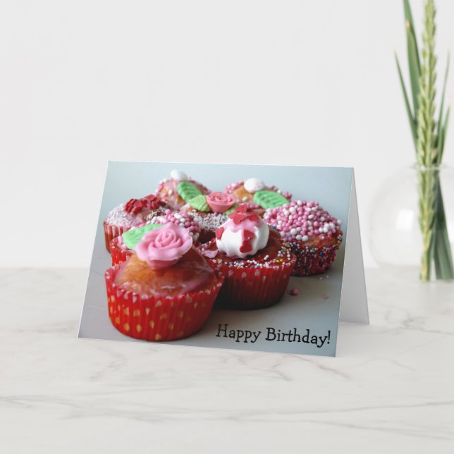 ¡Feliz cumpleaños! Tarjeta con los molletes (Anverso)