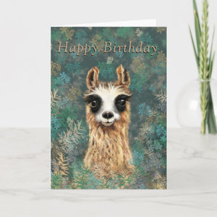 Feliz cumpleaños tarjeta de bebé curiosa llamada d