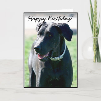 Feliz cumpleaños tarjeta de bienvenida Black Great