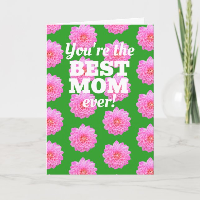 Feliz cumpleaños, tarjeta de bienvenida de mamá de (Anverso)