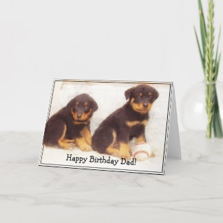 Feliz cumpleaños, tarjeta de bienvenida de papá Ro