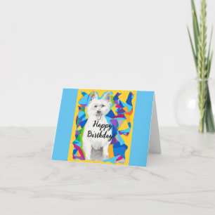Feliz cumpleaños, tarjeta de cumpleaños de West Hi