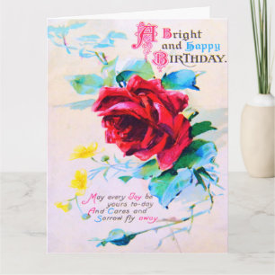 Feliz cumpleaños, tarjeta de cumpleaños original d