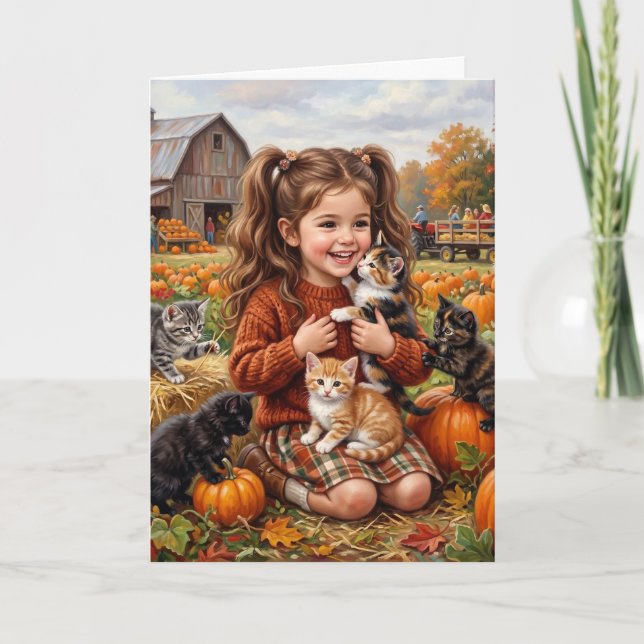 Feliz Cumpleaños Tarjeta de Felicitación de Gatito (Anverso)