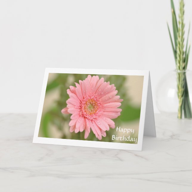Feliz cumpleaños, tarjeta de felicitación de Gerbe (Anverso)