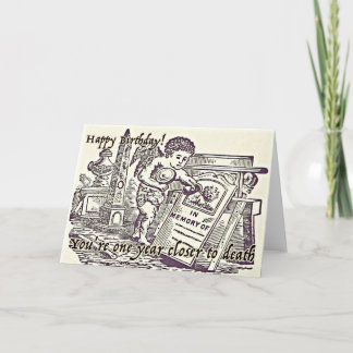 Feliz Cumpleaños Tarjeta de felicitación Humor Osc