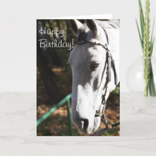 Feliz cumpleaños, tarjeta de felicitación para cab