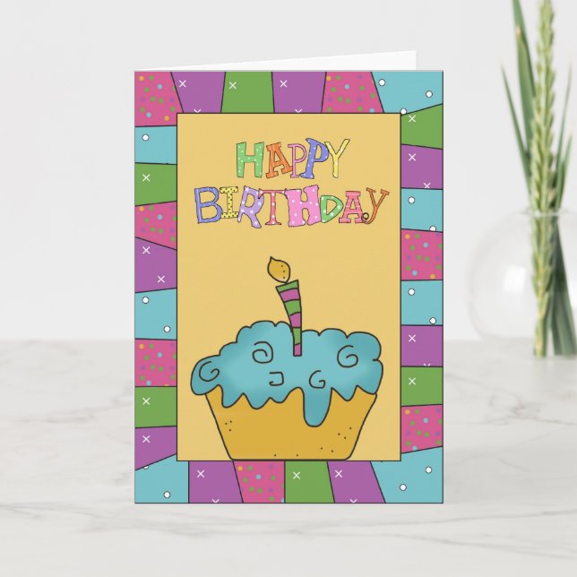 Feliz cumpleaños, tarjeta de felicitación para pas (Anverso)