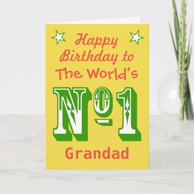 Feliz Cumpleaños - Tarjeta de Felicitaciones para  (Anverso)