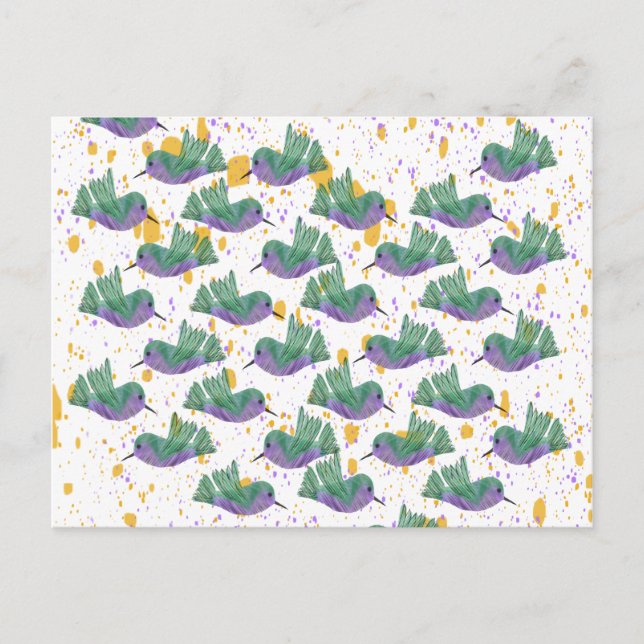 Feliz Cumpleaños Tarjeta de Ocasión Especial Acuar (Anverso)