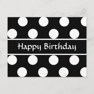 Feliz cumpleaños tarjeta de publicación de puntos
