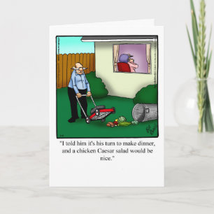 Feliz cumpleaños, tarjeta de saludo de humor para 