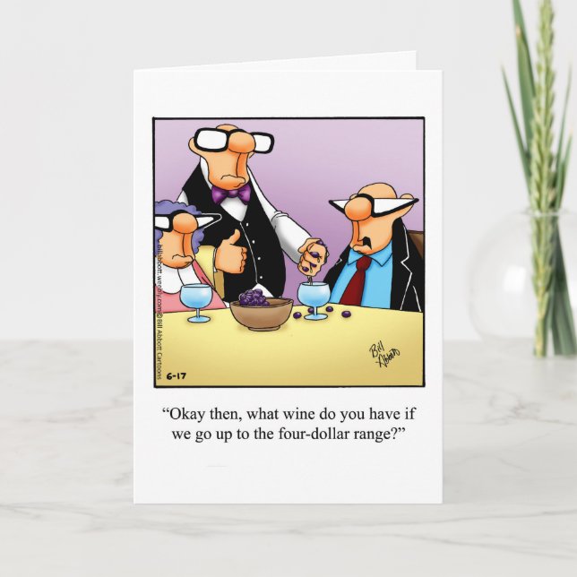 Feliz cumpleaños, tarjeta de saludo de humor para  (Anverso)