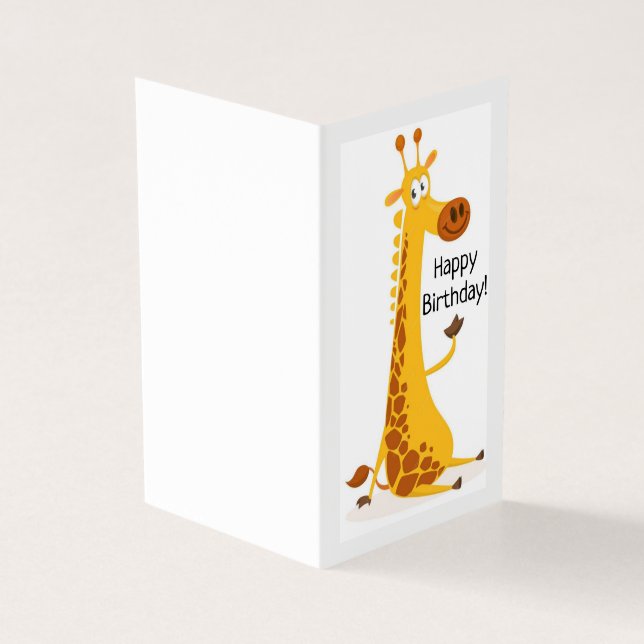 Feliz cumpleaños - Tarjeta para niños (Exterior)