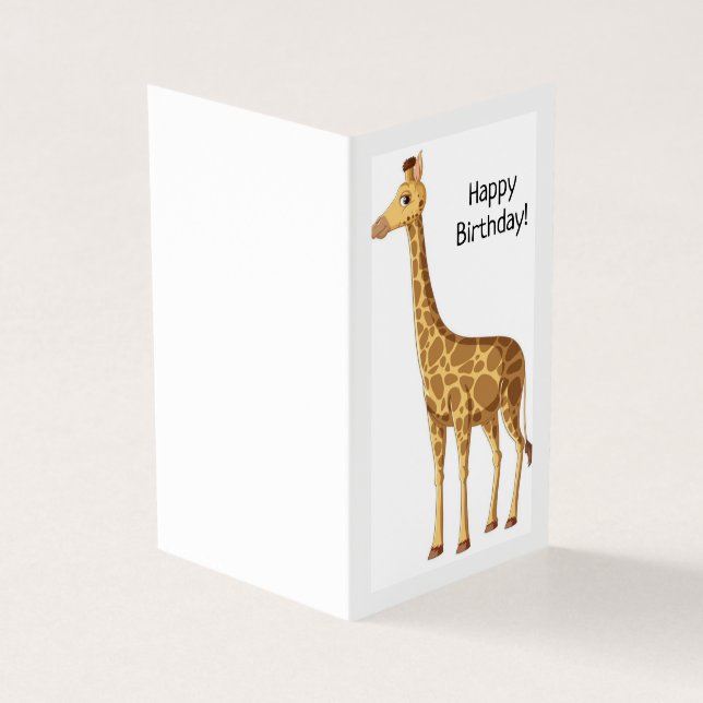 Feliz cumpleaños - Tarjeta para niños (Exterior)