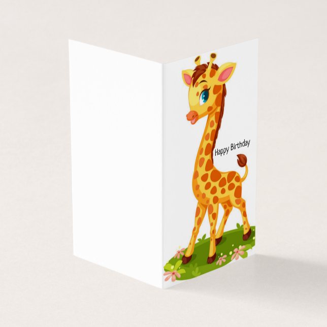 Feliz cumpleaños - Tarjeta para niños (Exterior)