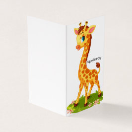 Feliz cumpleaños - Tarjeta para niños