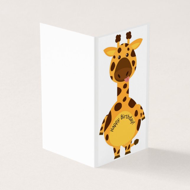 Feliz cumpleaños - Tarjeta para niños (Exterior)