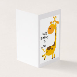 Feliz cumpleaños - Tarjeta para niños