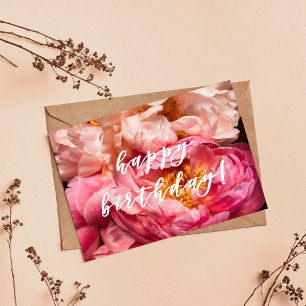 ¡Feliz Cumpleaños! Tarjeta Postal de Elegantes Peo