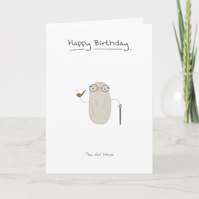Feliz cumpleaños - tarjeta vieja (Anverso)