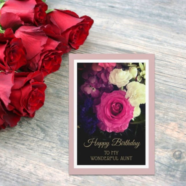 Feliz cumpleaños tía tarjeta de cumpleaños encanta (Subido por el creador)