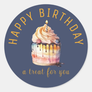 Feliz Cumpleaños - Un Trato Para Los Pegatinas De