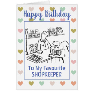 Feliz cumpleaños, vendedor