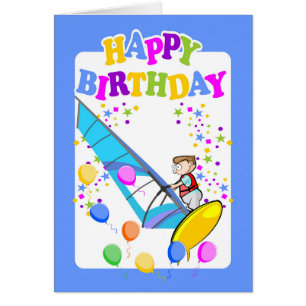 Feliz cumpleaños, windsurfer extremo